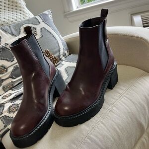 Madden Girl brown/bergandy  Ankle Booties